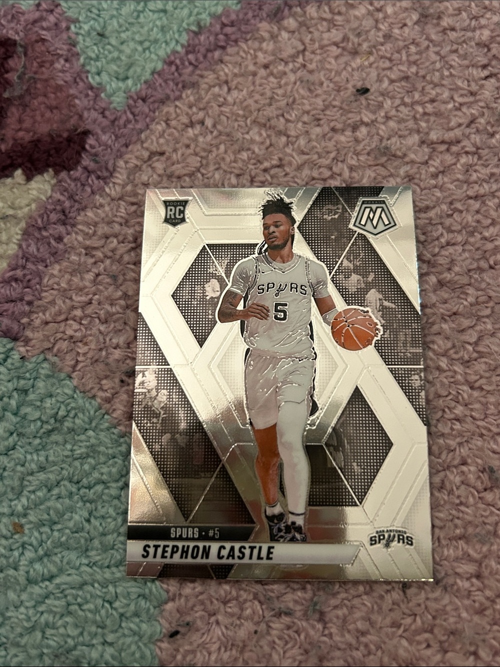 Panini Silver Spurs Stephon Castle Rookie Card